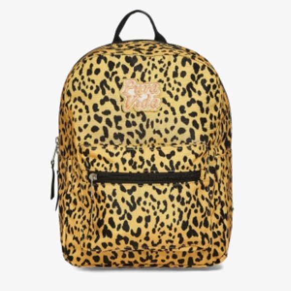 Pura Vida Handbags - Pura Vida Leopard Print Mini Backpack NWT